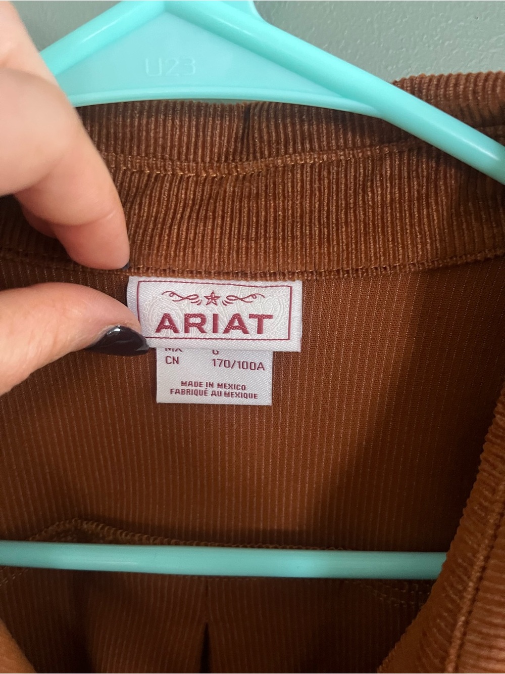 Ariat Rust Button-Front Mini Dress - Picture 5 of 7